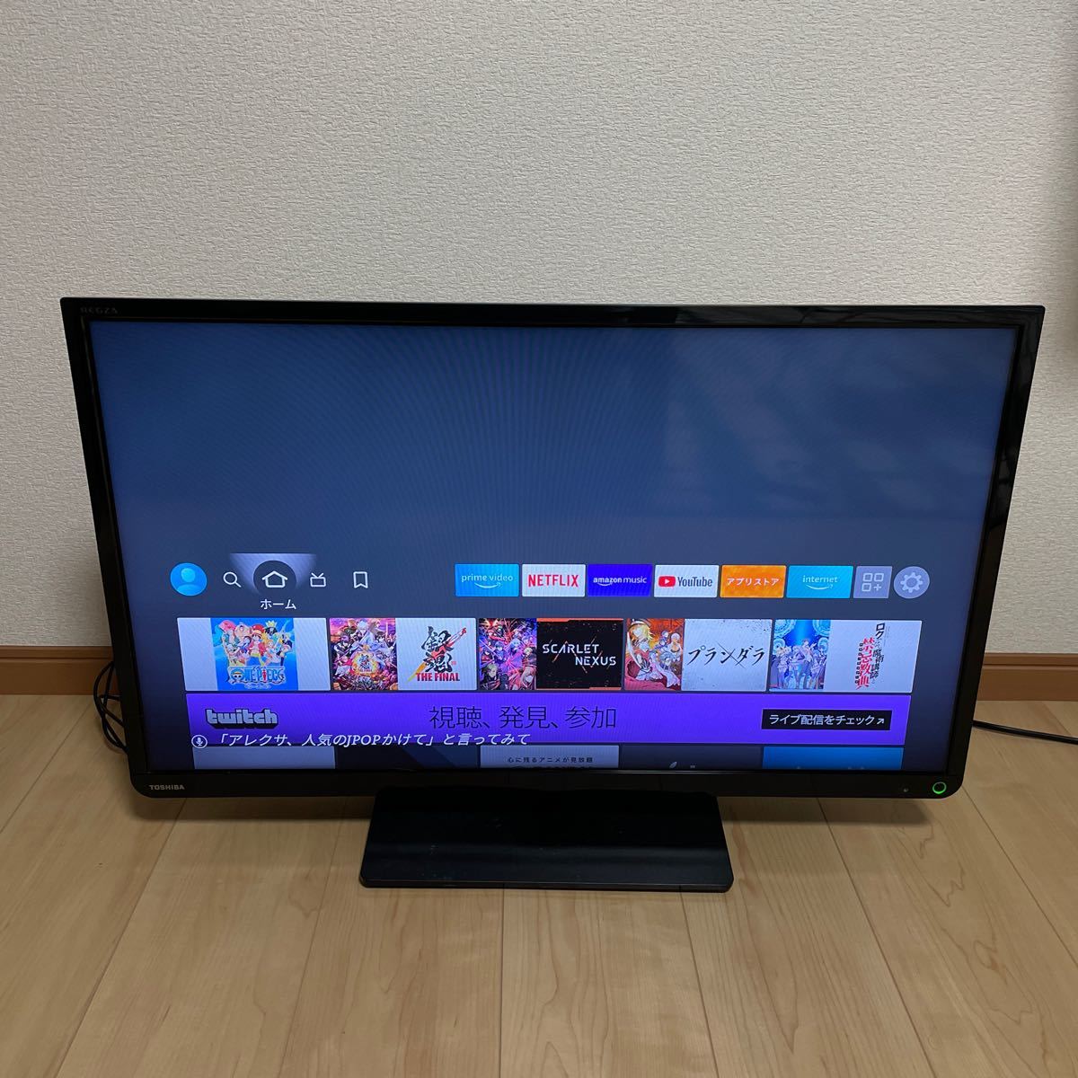 東芝 REGZA レグザ 32S8 液晶テレビ ファイアースティック付き 純正