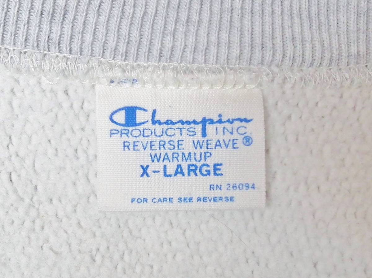 青単色タグ復刻 Champion チャンピオン リバースウィーブ スウェット