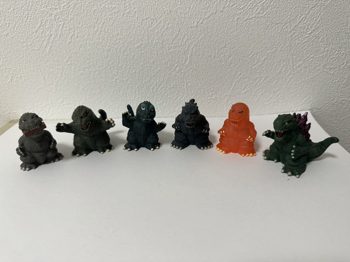 Yahoo!オークション - 【ゴジラ 指人形 絶版】ゴジラ総進撃 6種セット