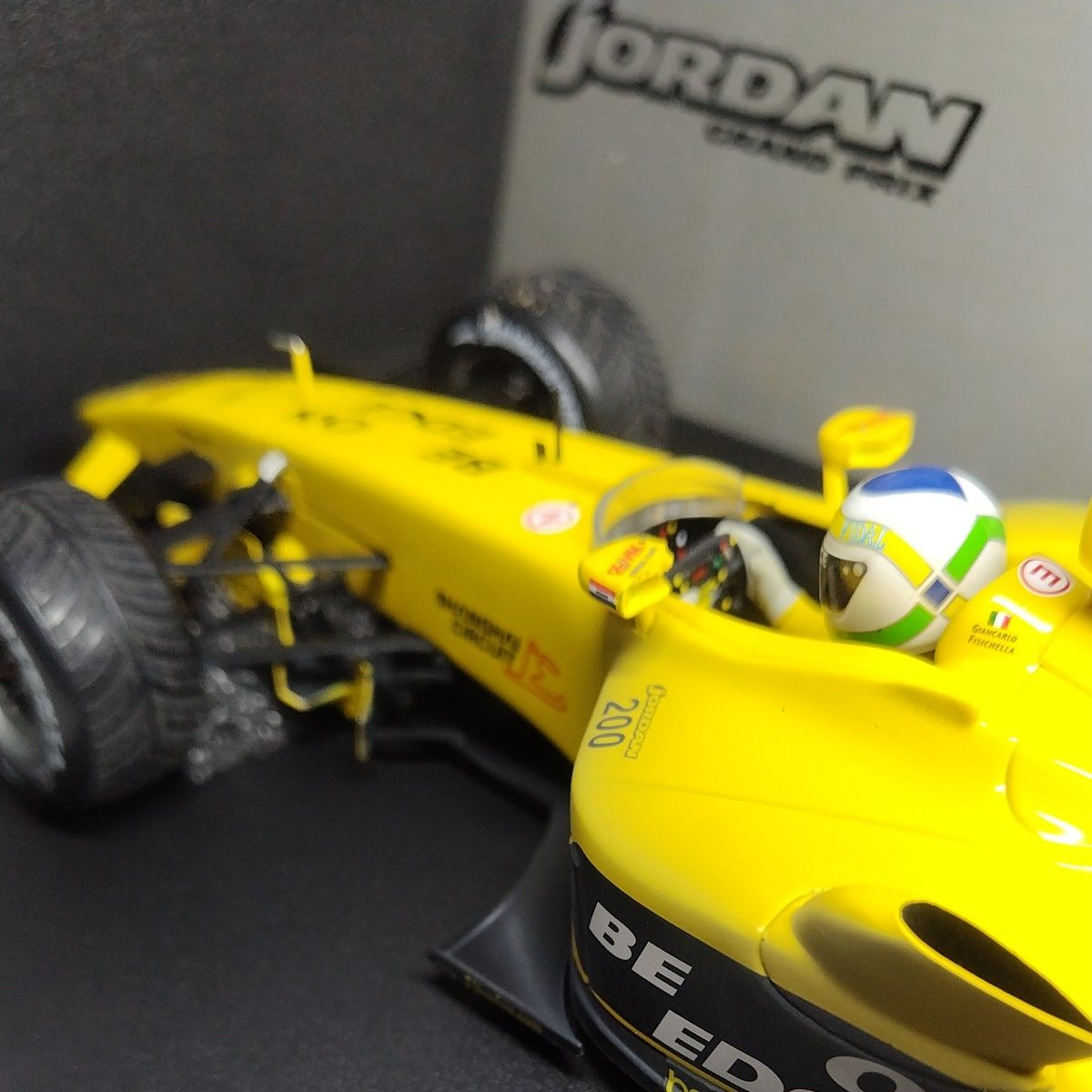 ミニカー 1/18 ミニチャンプス Jordan Ford EJ13 G．Fisichella 1st