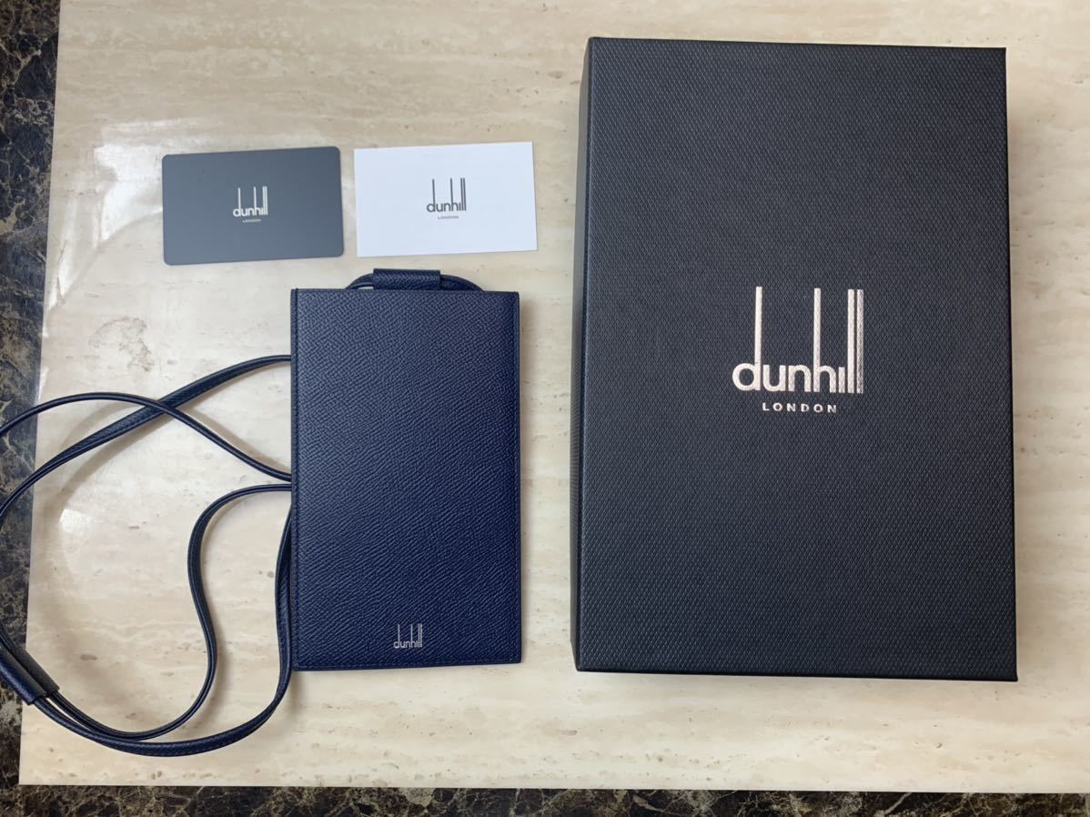 ダンヒル dunhill スマホショルダー【カドガン ネイビー