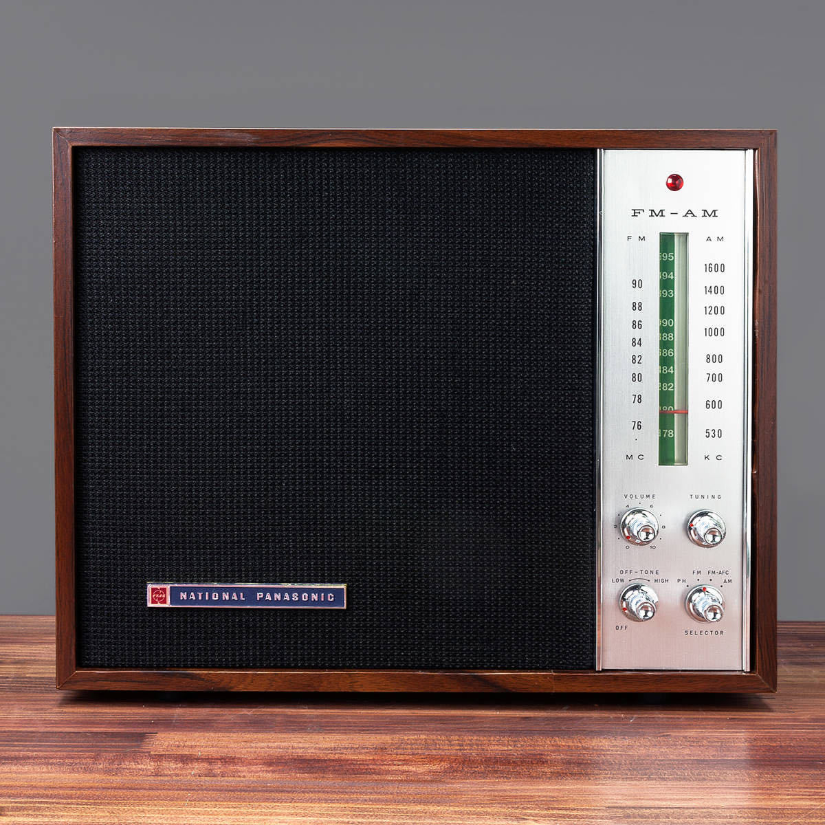 Yahoo!オークション - FMの聴ける真空管ラジオ ナショナルパナソニック