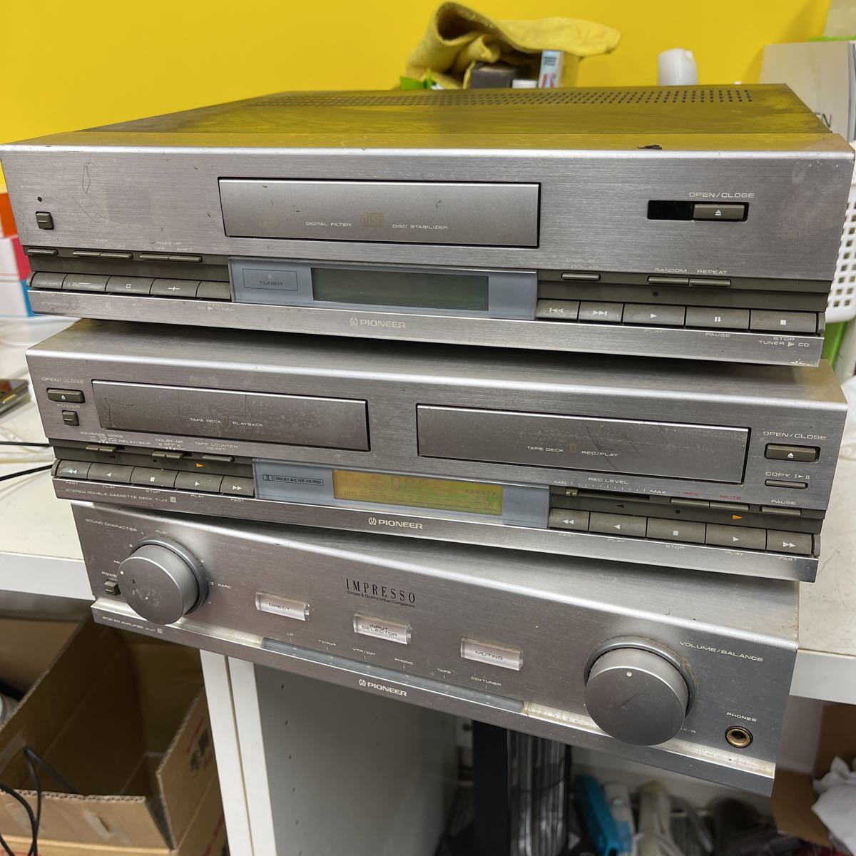 Yahoo!オークション - PIONEER パイオニア T-J7 FD-J7 A-J7 システムコ