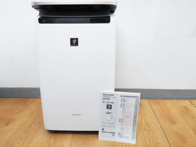 2019年製SHARP KI-JP100 加湿空気清浄機プラズマクラスターNEXT 46畳