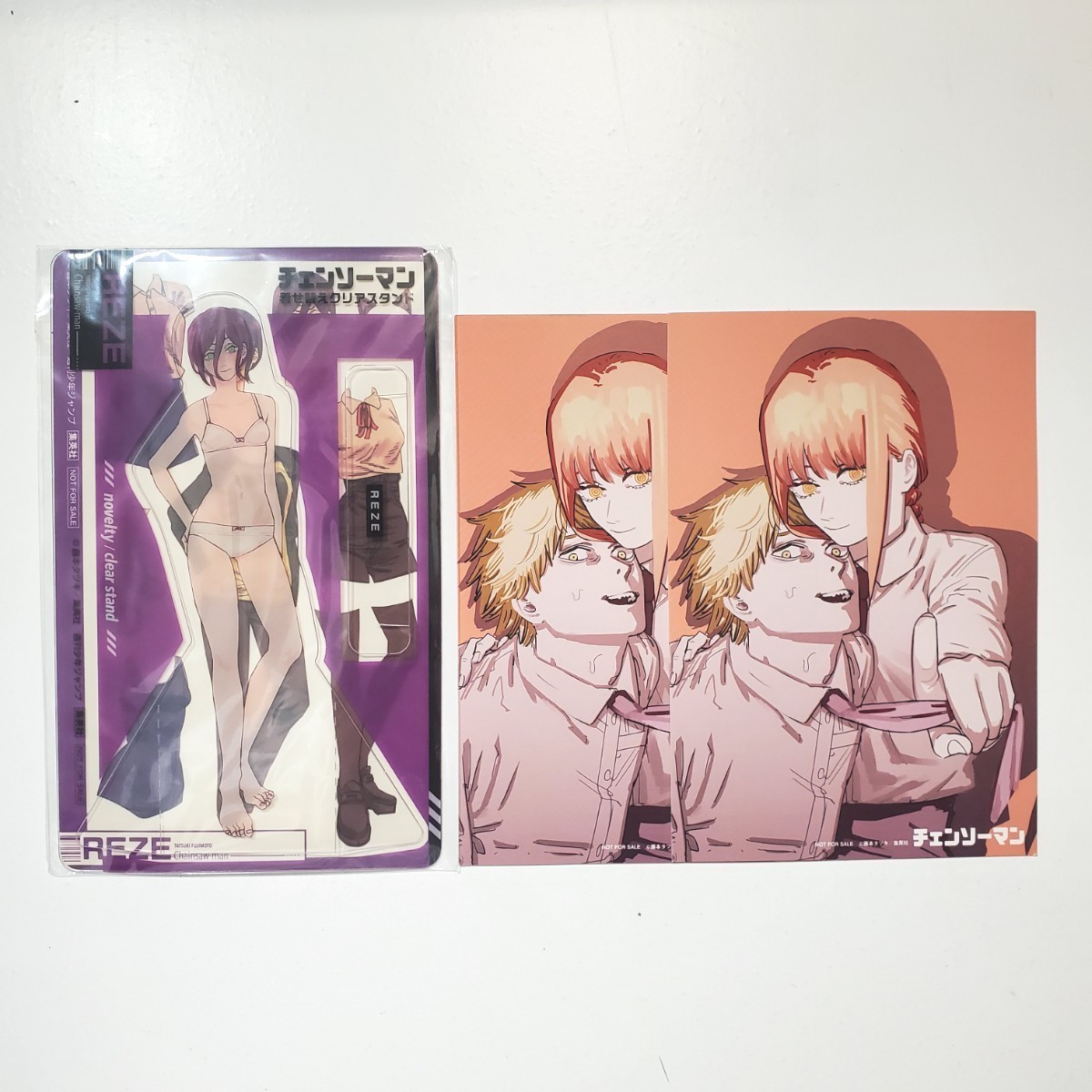 チェンソーマン 特典 セット レゼ着せ替えクリアスタンド イラスト