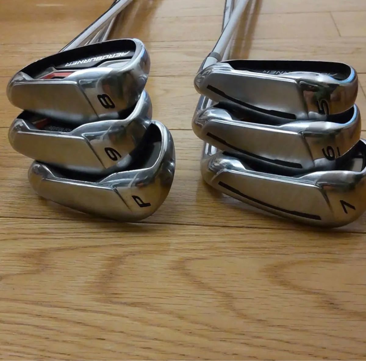 テーラーメイド エアロバーナーアイアンセット 5番〜PW フレックスS
