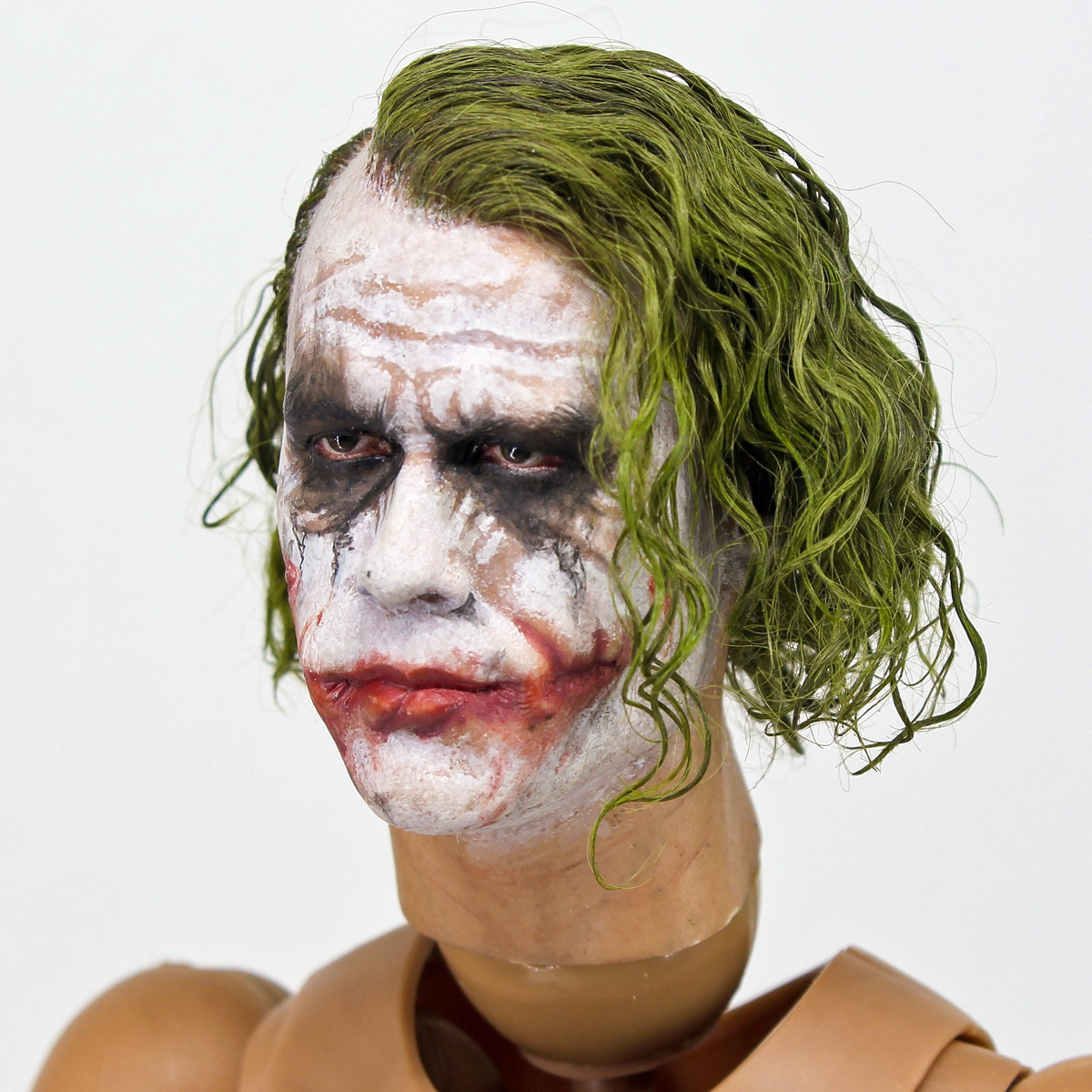 Yahoo!オークション - 1/6 ダークナイト ジョーカー カスタム ヘッド /