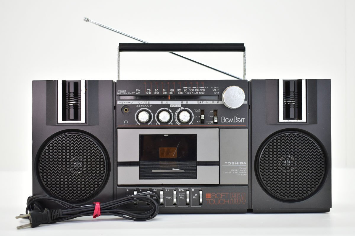 Yahoo!オークション - TOSHIBA RT-S54D BOMBEAT ラジカセ ケーブル付き