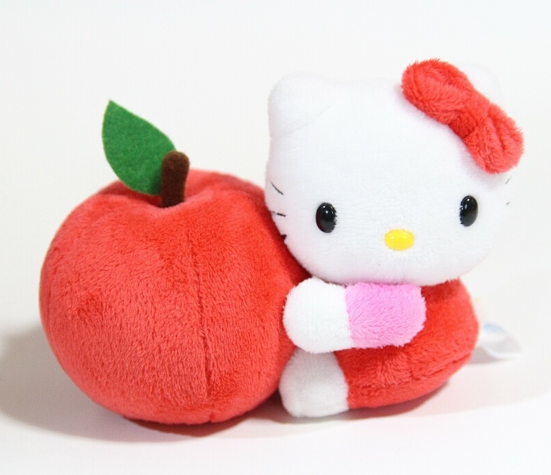 Yahoo!オークション - サンリオ ハローキティ ぬいぐるみ リンゴ 抱っ