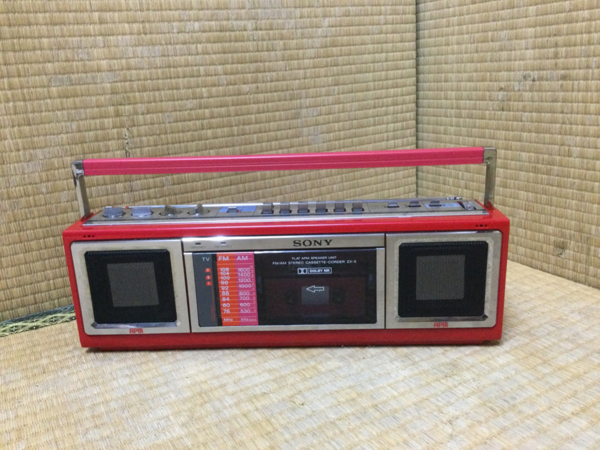 Yahoo!オークション - SONY ソニー ZX-5 ラジカセ ラジオカセットレコ