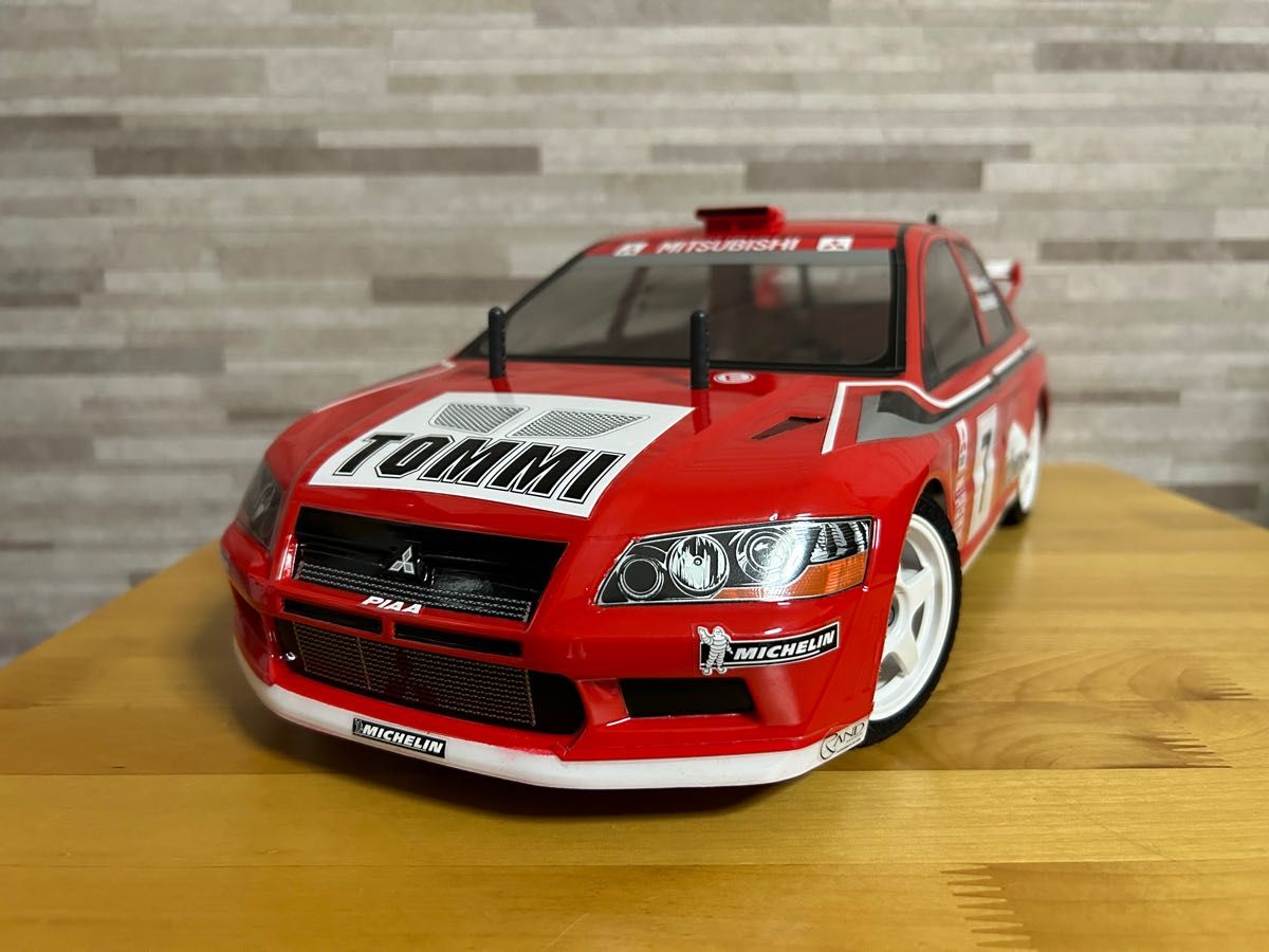 タミヤ 三菱 ランサー エボリューション Ⅶ 1/10 ラジコン ボディ