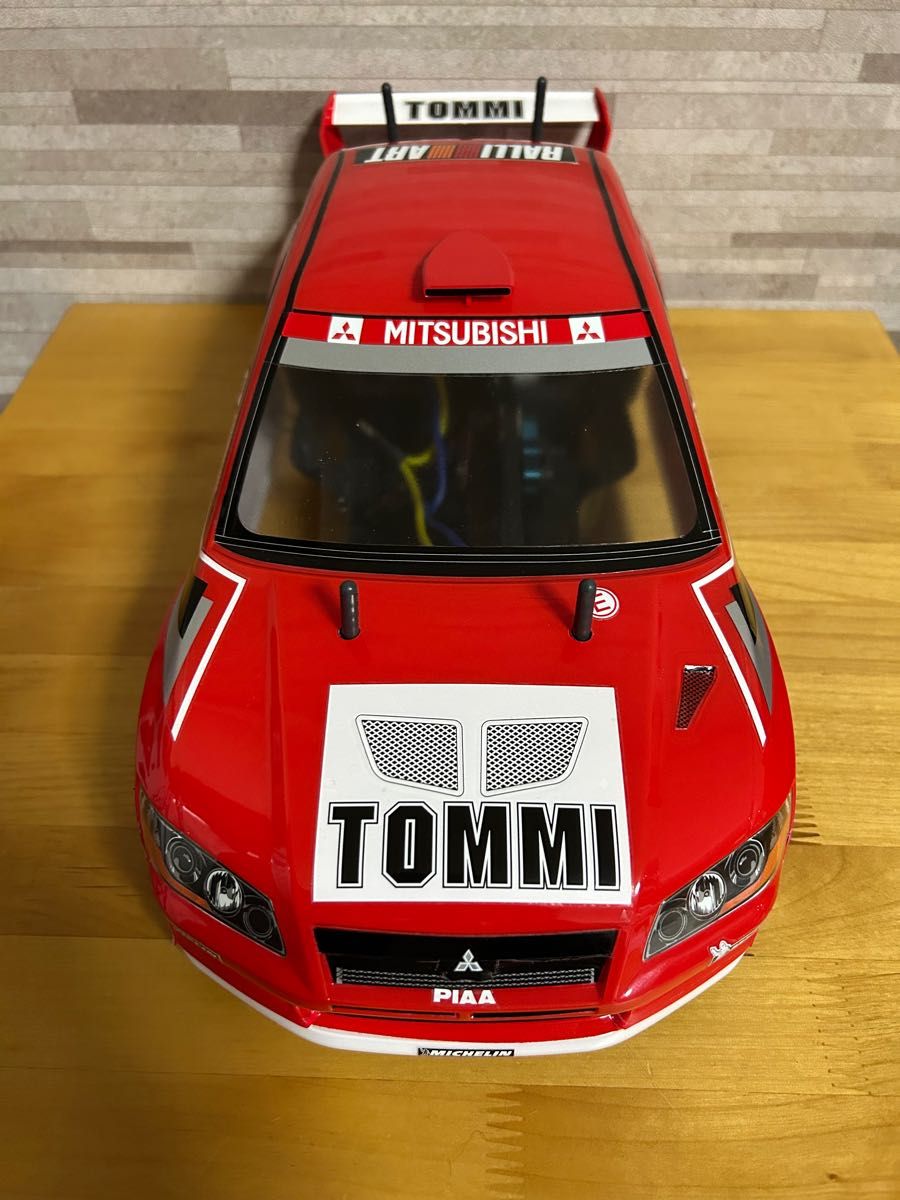 タミヤ 三菱 ランサー エボリューション Ⅶ 1/10 ラジコン ボディ