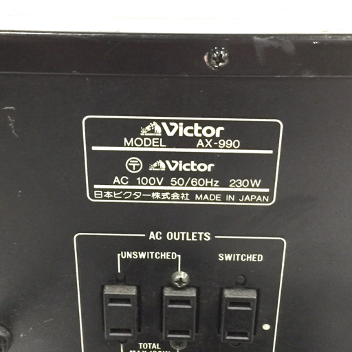 Yahoo!オークション - Victor AX-990 プリメインアンプ 動作確認済み