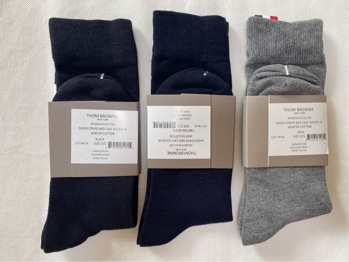 Thom browne トムブラウン ソックス 靴下 新品未使用 3足セット｜Yahoo