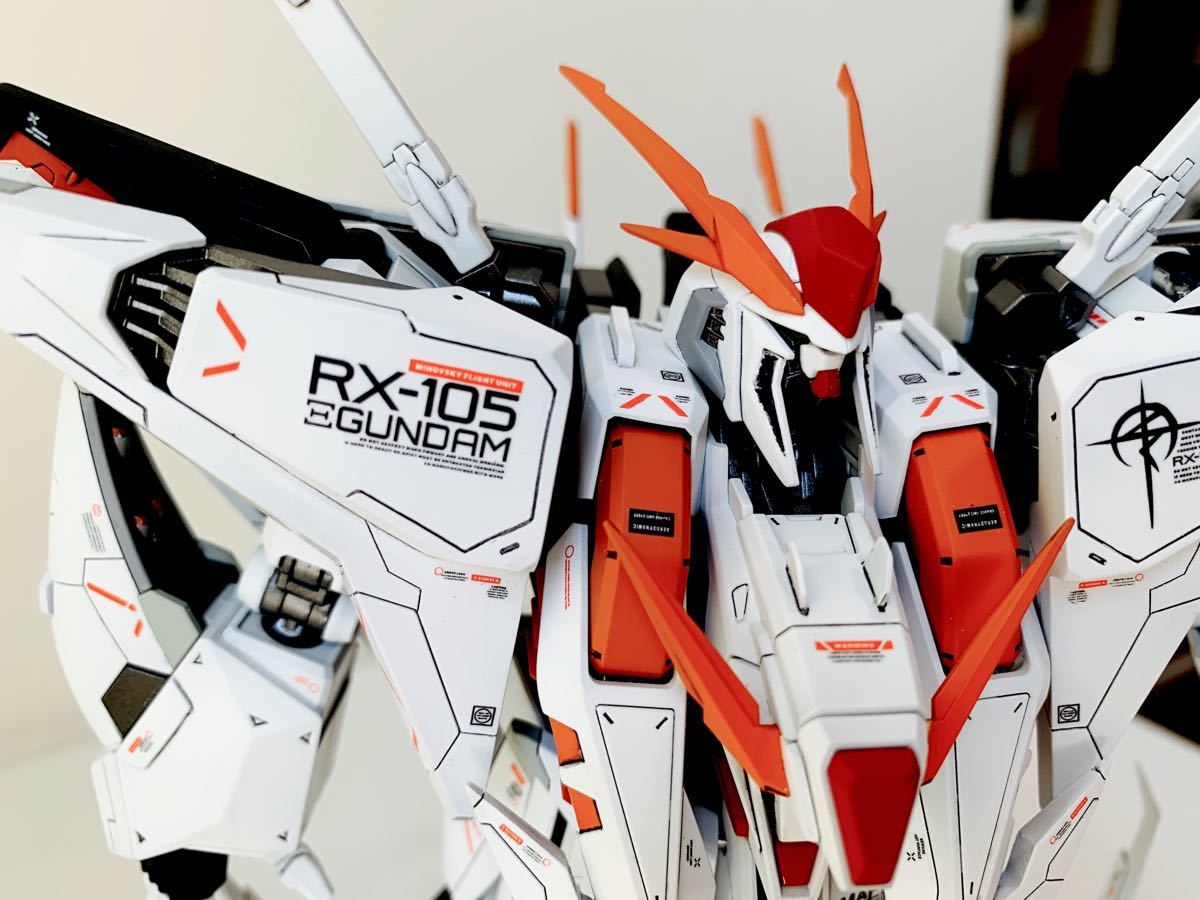 ガンプラ完成品 クスィーガンダム ξガンダム hguc 1/144 改修 全塗装