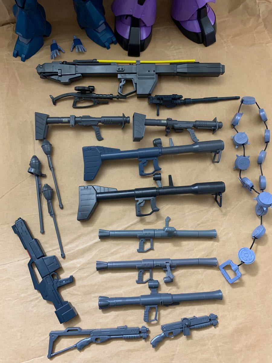 組立済ガンプラジャンク MGケンプファー・ドム・ジオン系武器セット