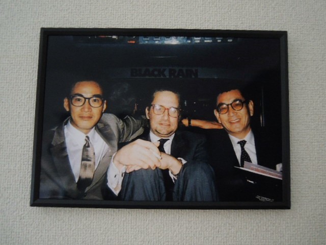 A4 額付き ポスター 高倉健 松田優作 マイケルダグラス Black Rain Ken