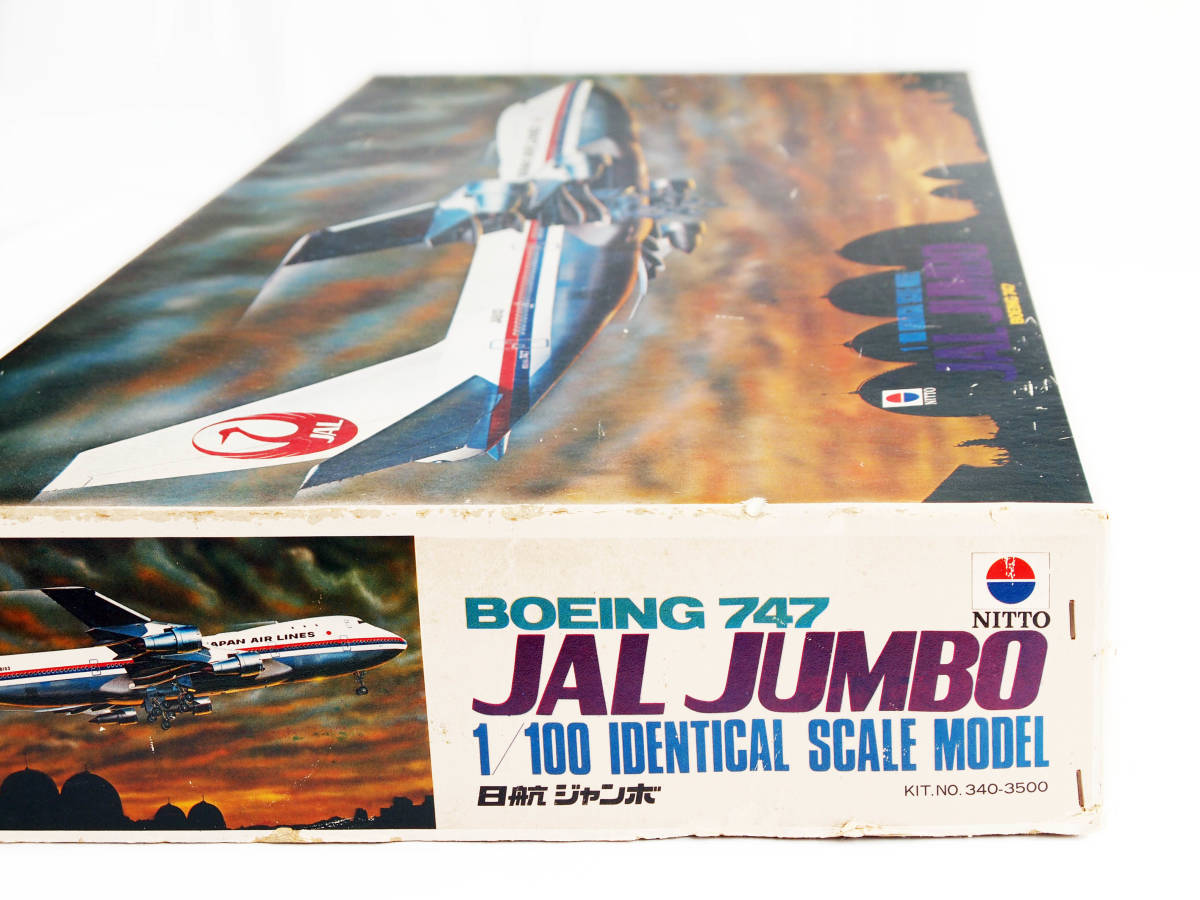 Yahoo!オークション - 1/100 B-747 日本航空 ジャンボ NITTO 日東科学