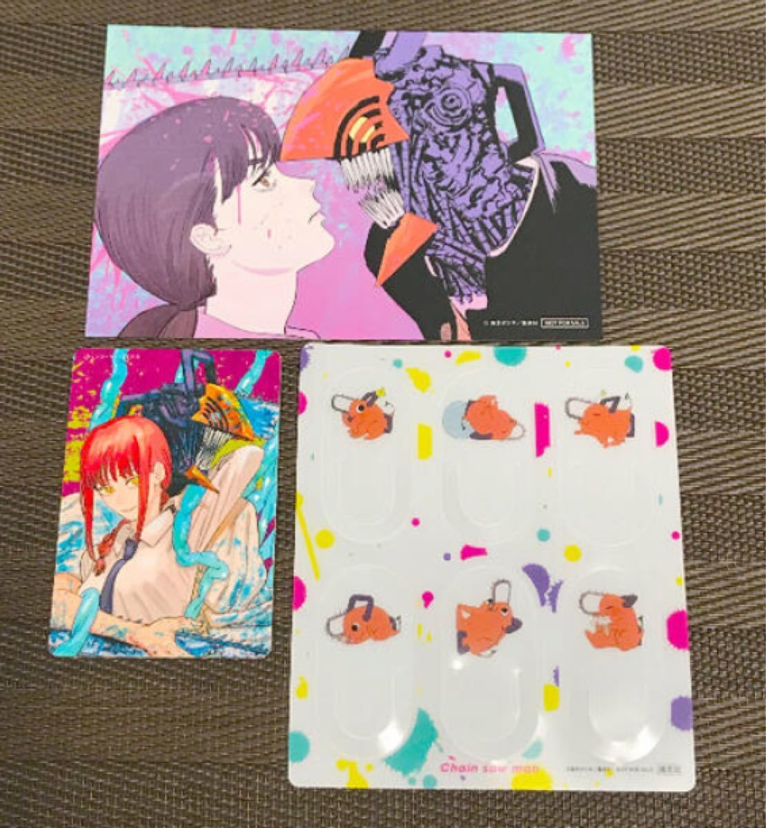 チェンソーマン1〜12巻全巻セット 両面ポストカード ナツコミ特製