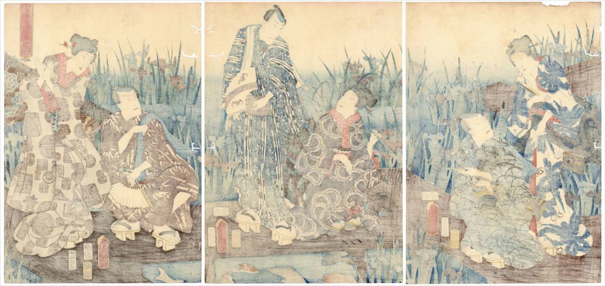 Yahoo!オークション - N_Lux 豊国三代 Toyokuni III 本物浮世絵「若紫