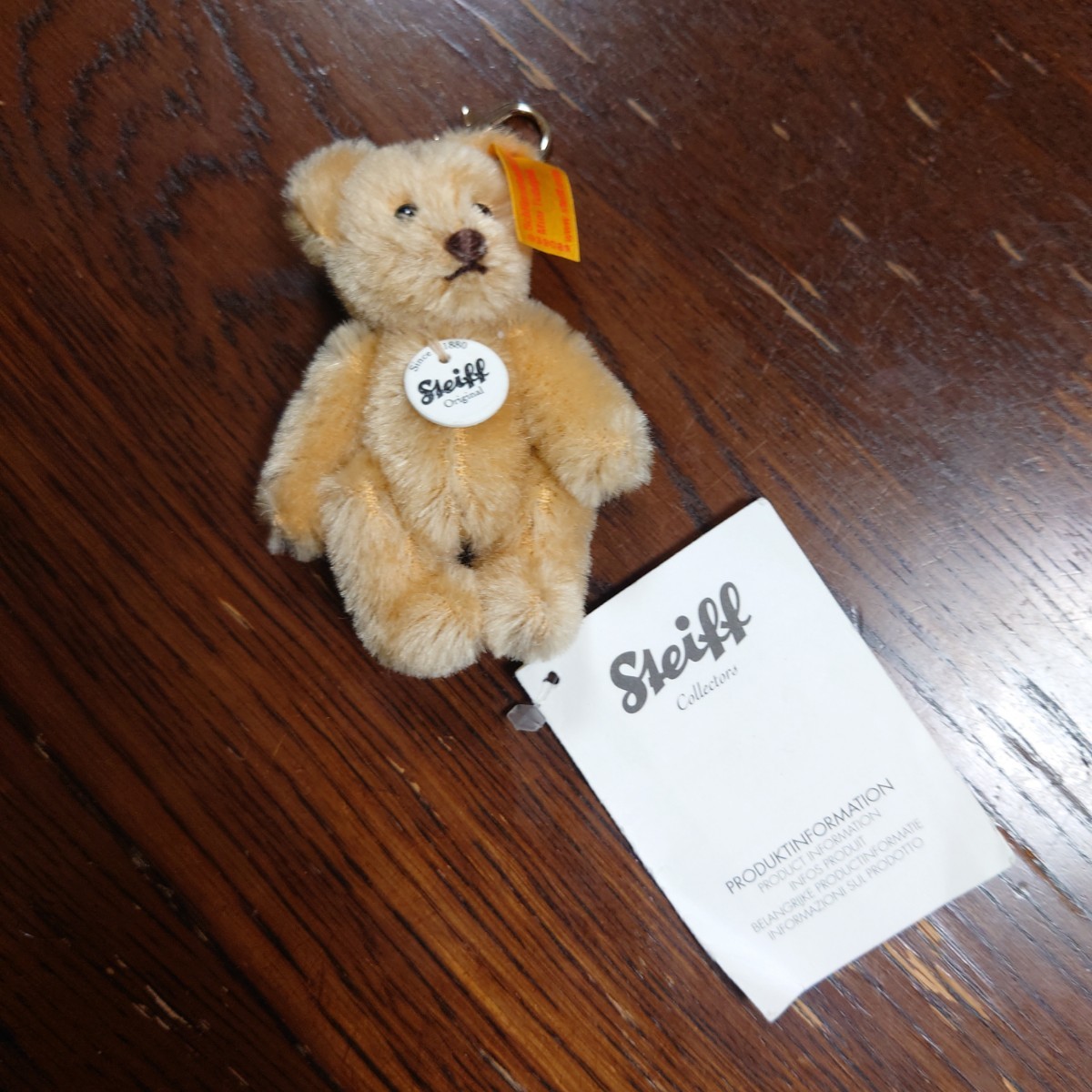 シュタイフ Steiff キーリング ミニテディ ブロンド｜Yahoo!フリマ（旧