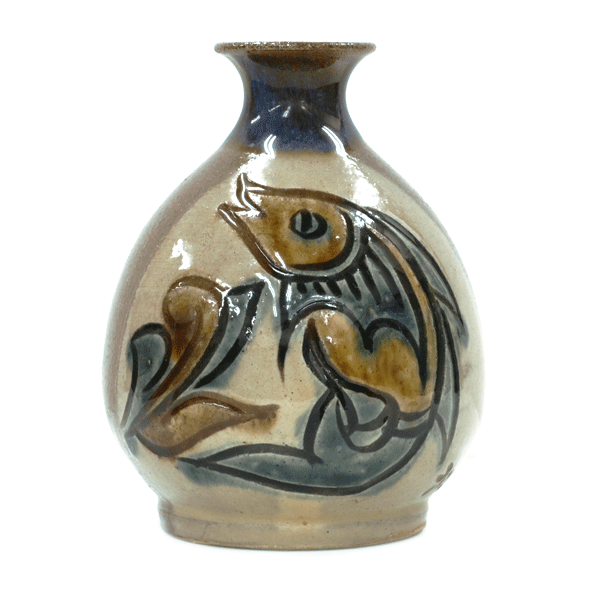 Yahoo!オークション - 【骨董品】人間国宝 金城次郎作 丸壺 小壺 徳利