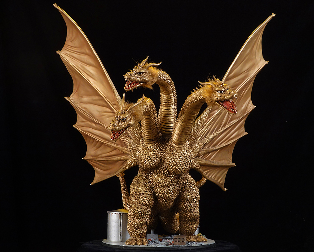 Yahoo!オークション - レジンシェフとうけけ団 キングギドラ1972 1/144