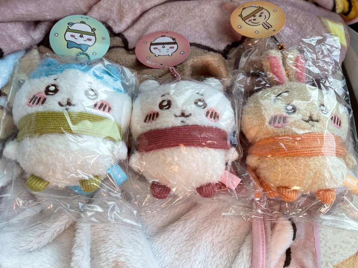 ちいかわ ぬくぬくの装いマスコット ちいかわ ハチワレ うさぎ 全3種