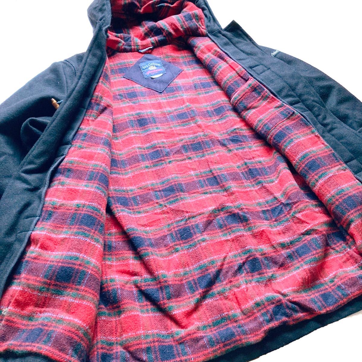 90s イタリア製 Ivy Oxford タータンチェック メルトン ウール