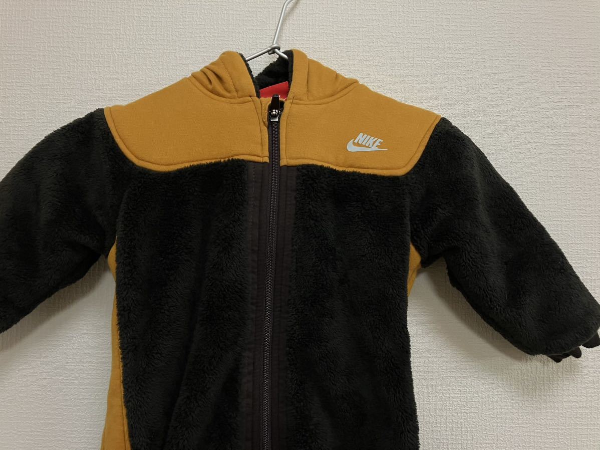 NIKE 90サイズ ジャンプスーツ 雪遊び ウェア 防寒 つなぎ パーカー