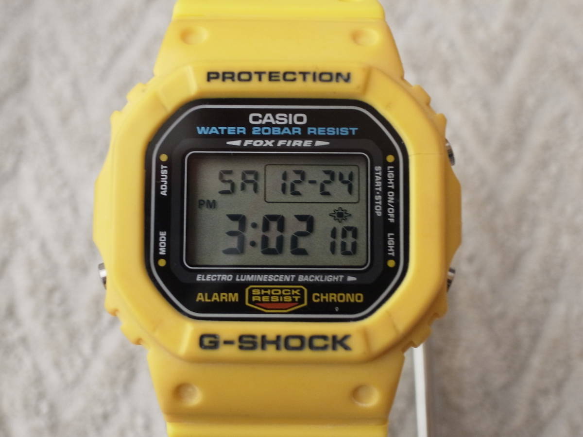 Yahoo!オークション - CASIO G-SHOCK DW-5600E 腕時計 イエロー
