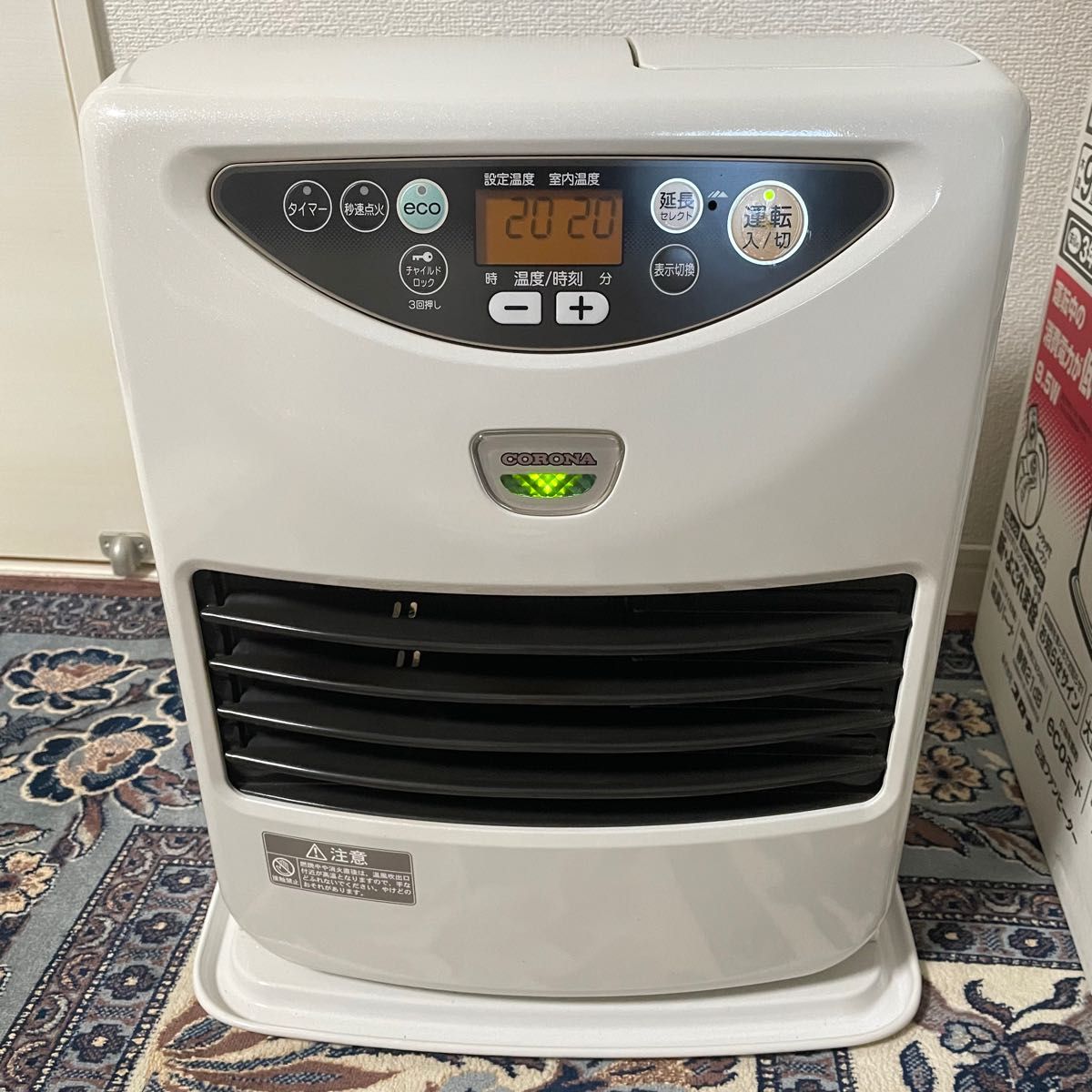 超美品 CORONA コロナ 石油ファンヒーター YH-TS3214Y-W 元箱付き