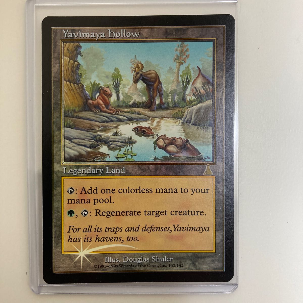 ヤヴィマヤのうろ穴 日本語版 foil MTG 再録禁止 mtg foil 日本語