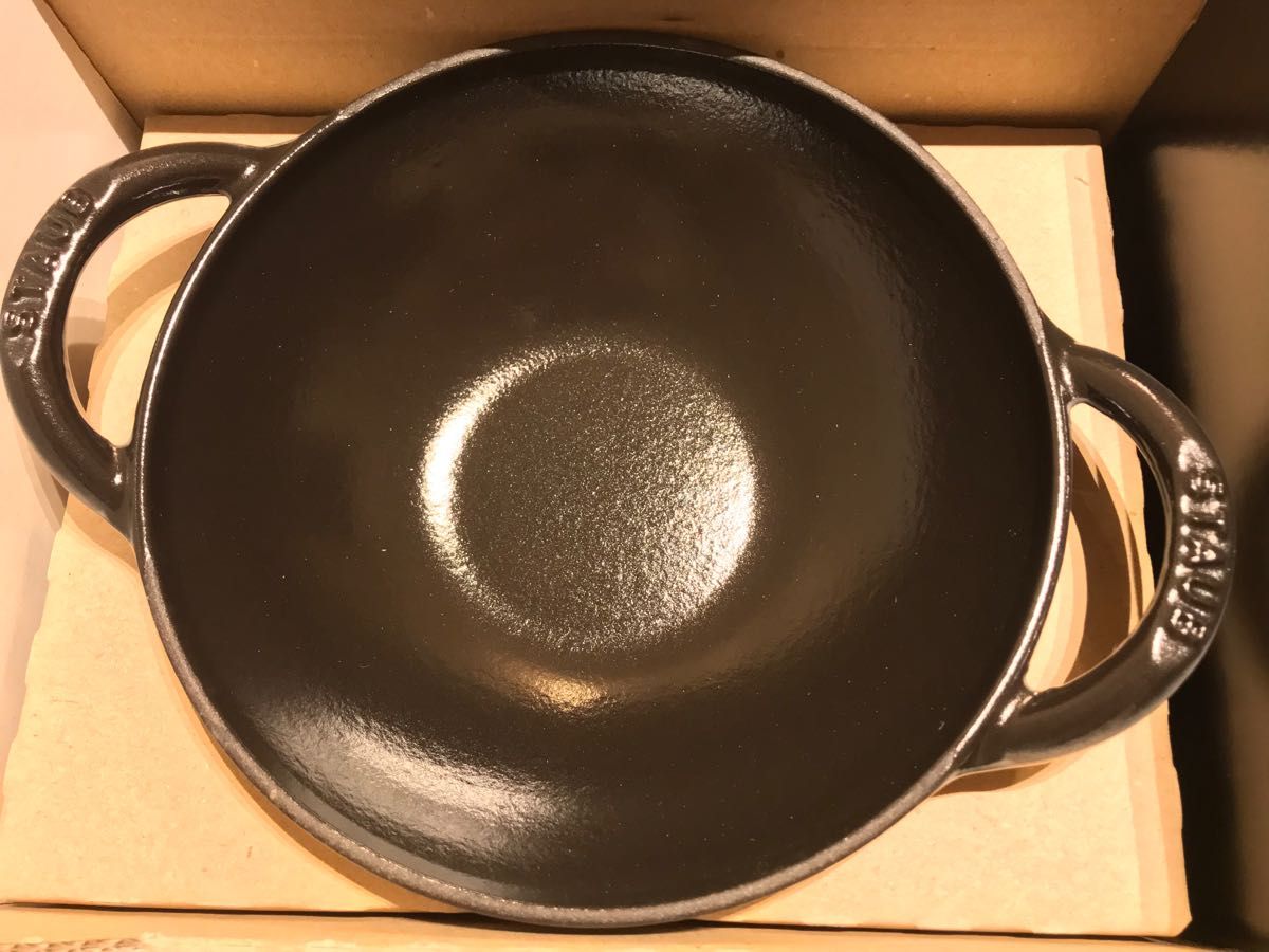 staub ストウブ ベビーウォック グレー アウトレット2個セット｜Yahoo