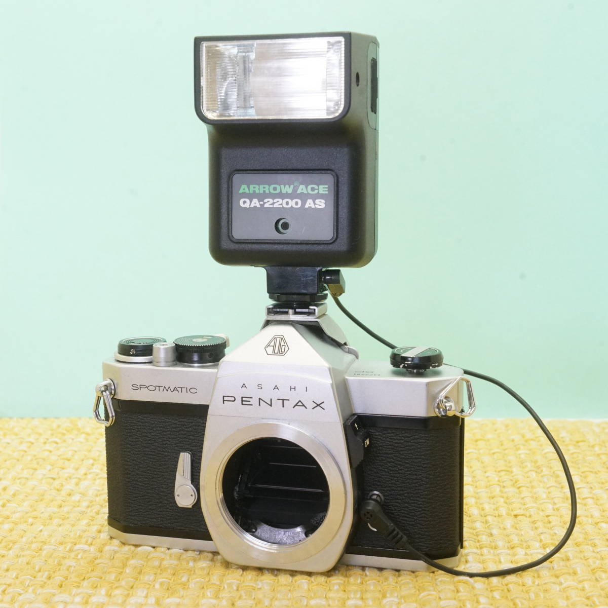 ジャンク品 ペンタックス SP ストロボ セット フィルムカメラ 一眼レフ
