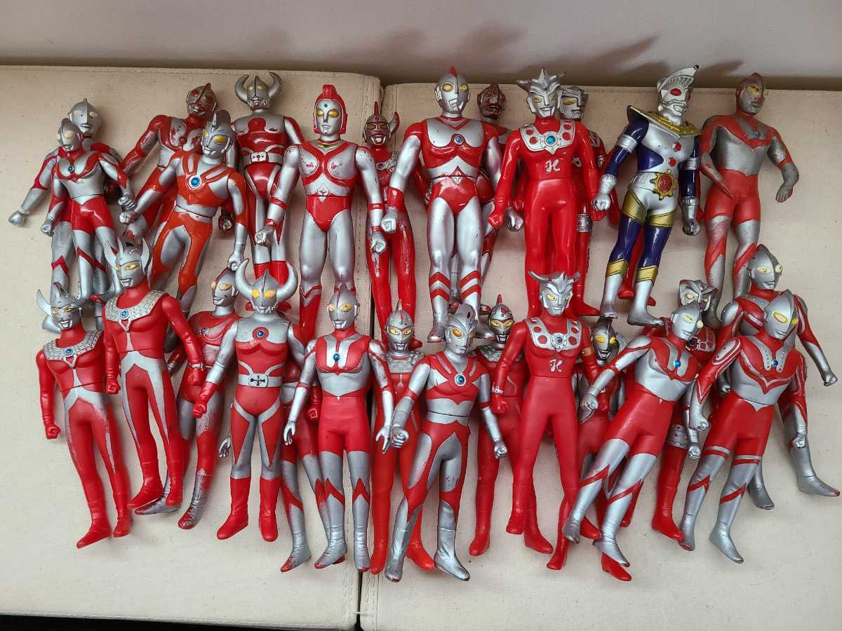 Yahoo!オークション - 昭和ウルトラマンシリーズ ソフビ ジャンク品 大