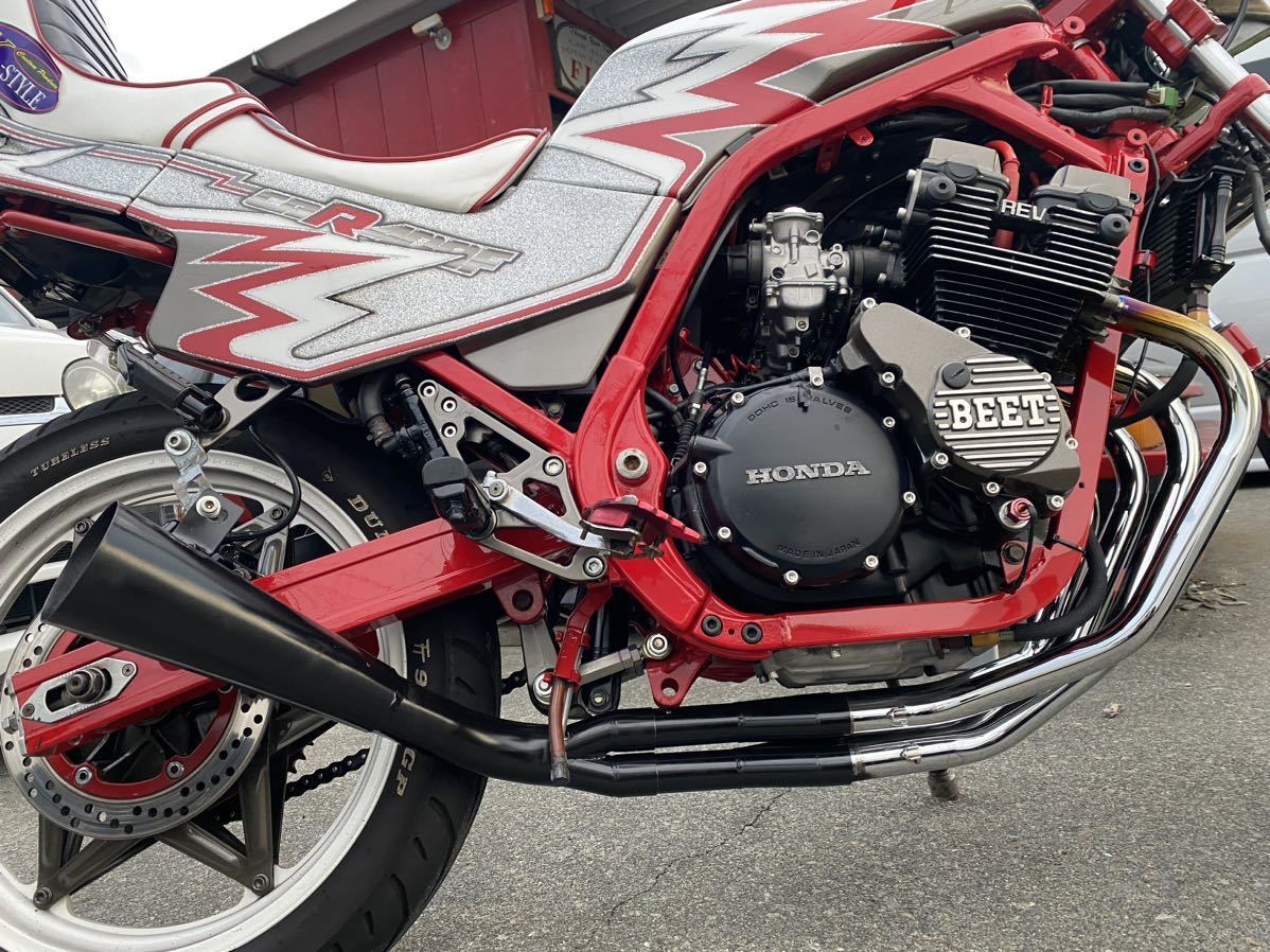 84メガホン 4発用 ヤシメガ2 cbx cbr ※エキパイ無し 84メガホン 4発