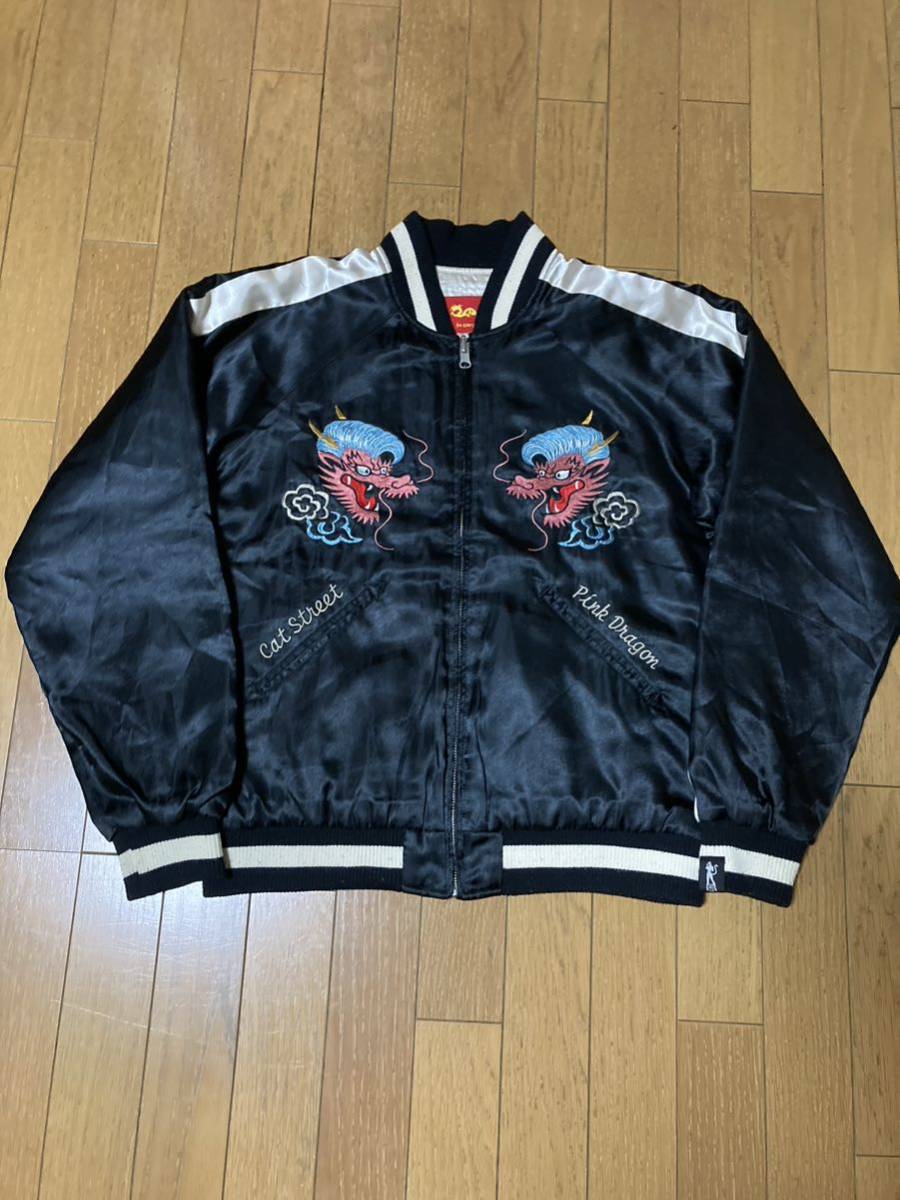 クリームソーダ 40th スカジャン M リバーシブル ピンクドラゴン 40