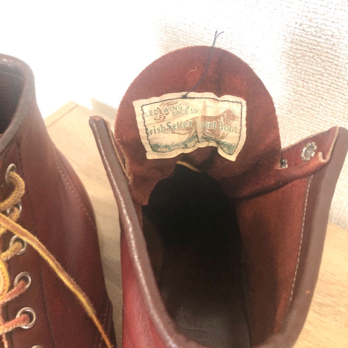 RED WING 四角犬タグ レッドウイング アイリッシュセッター 8875