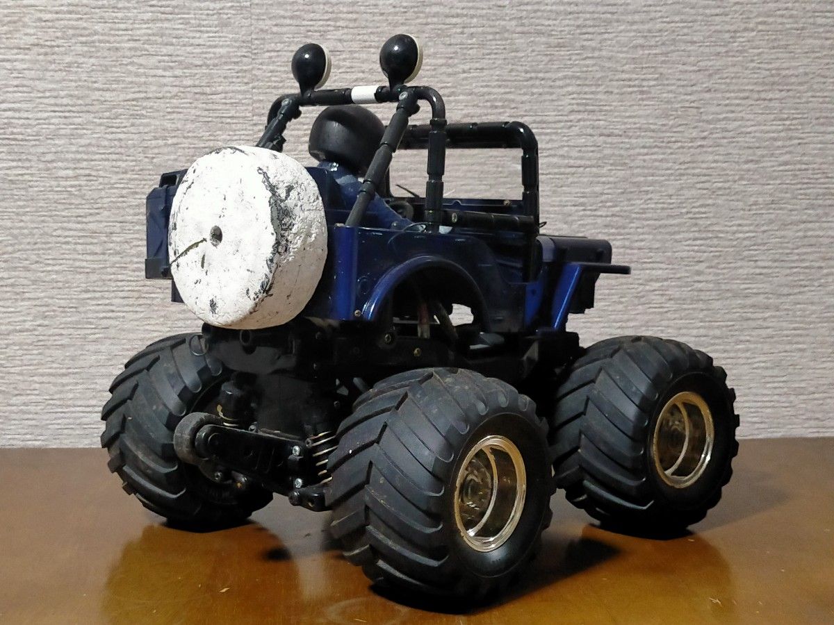 中古品 タミヤ ワイルドウイリー2 電動ラジコン WR-02 ビッグタイヤ