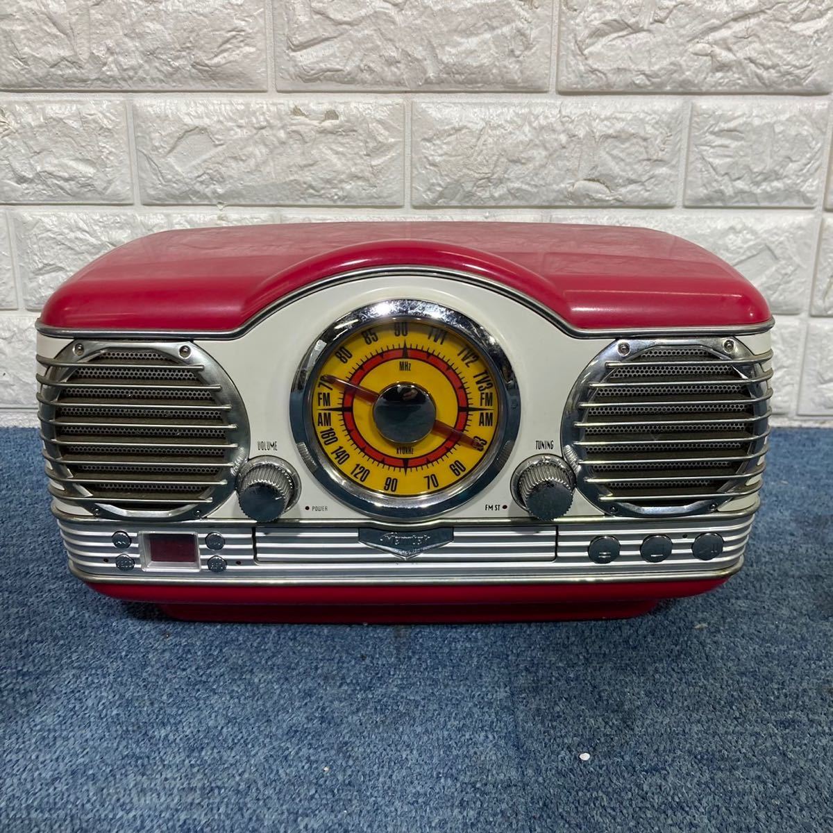 Memtek ステレオラジオ MAP-2100 レトロ アメリカン B212｜Yahoo