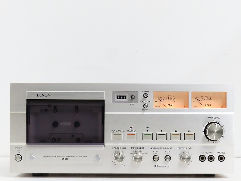 DENON DR-670 カセットデッキ デノンを長野県諏訪市で買取りさせて