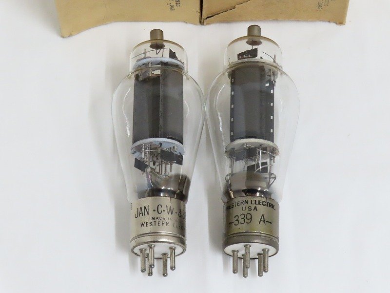 Western Electric JAN-C-W-339A 真空管 2本 ウエスタンエレクトリック