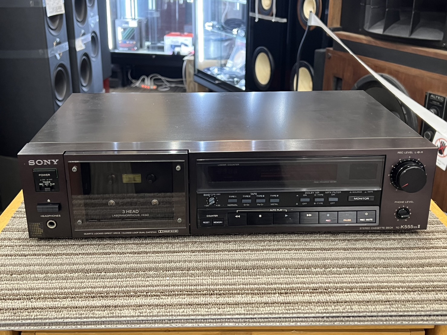 SONY カセットデッキ TC-K555ES II高価買取実績 オーディオ高額査定