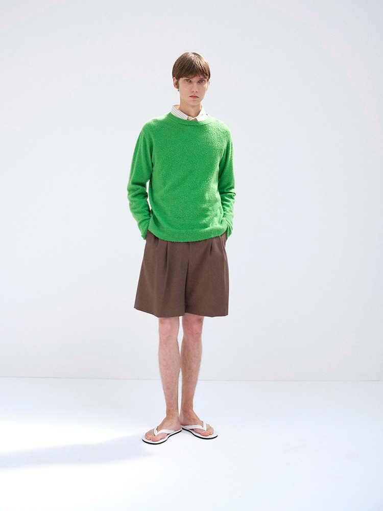 SUPER FINE CASHMERE SILK KNIT V-NECK P/O - AURALEE Official Website
