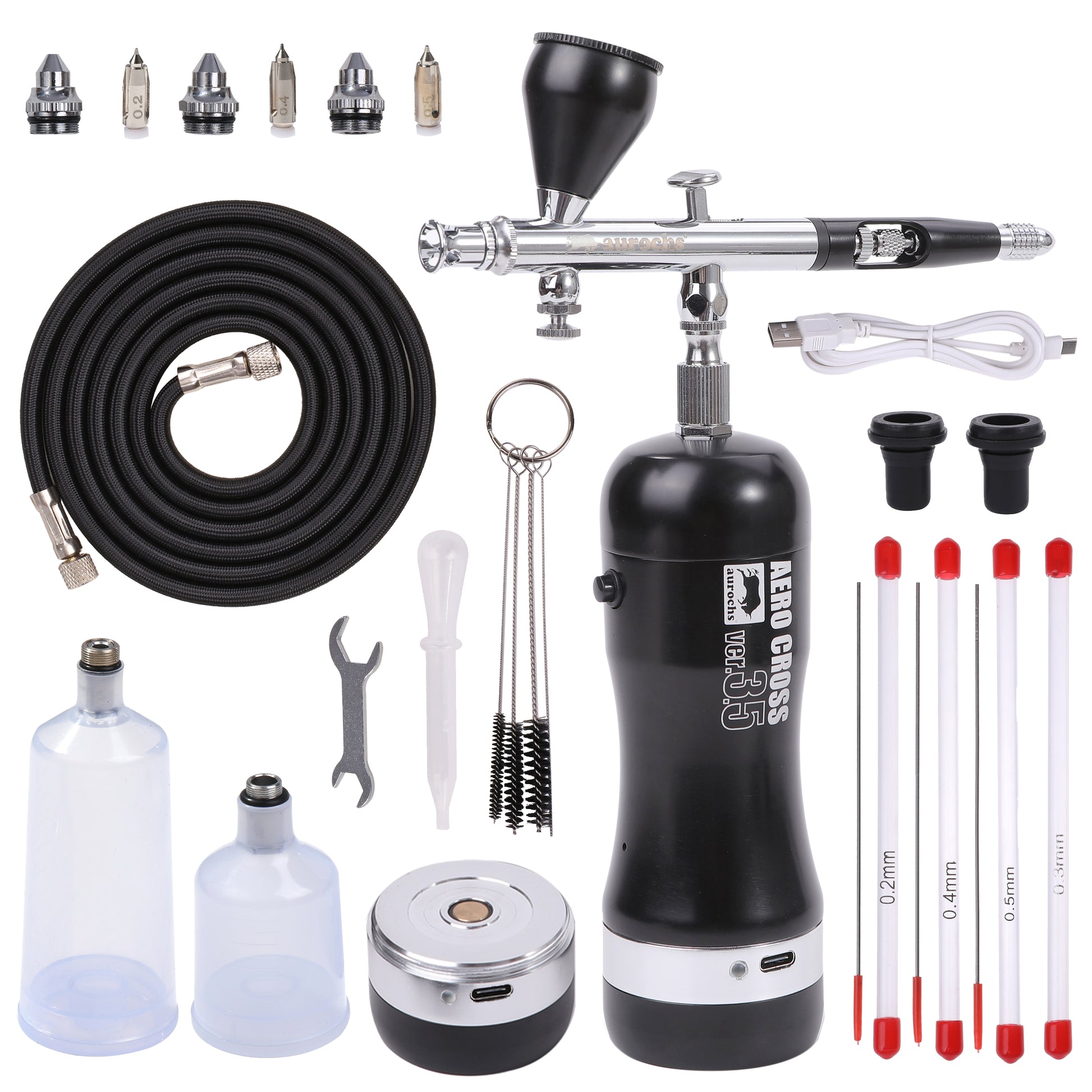 aurochs 充電式 エアブラシ AERO CROSS portable エアロクロス