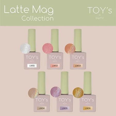 TOY's x INITY Latte Mag (Magnetic Gel) Collection - Full 6pc set/Indiv