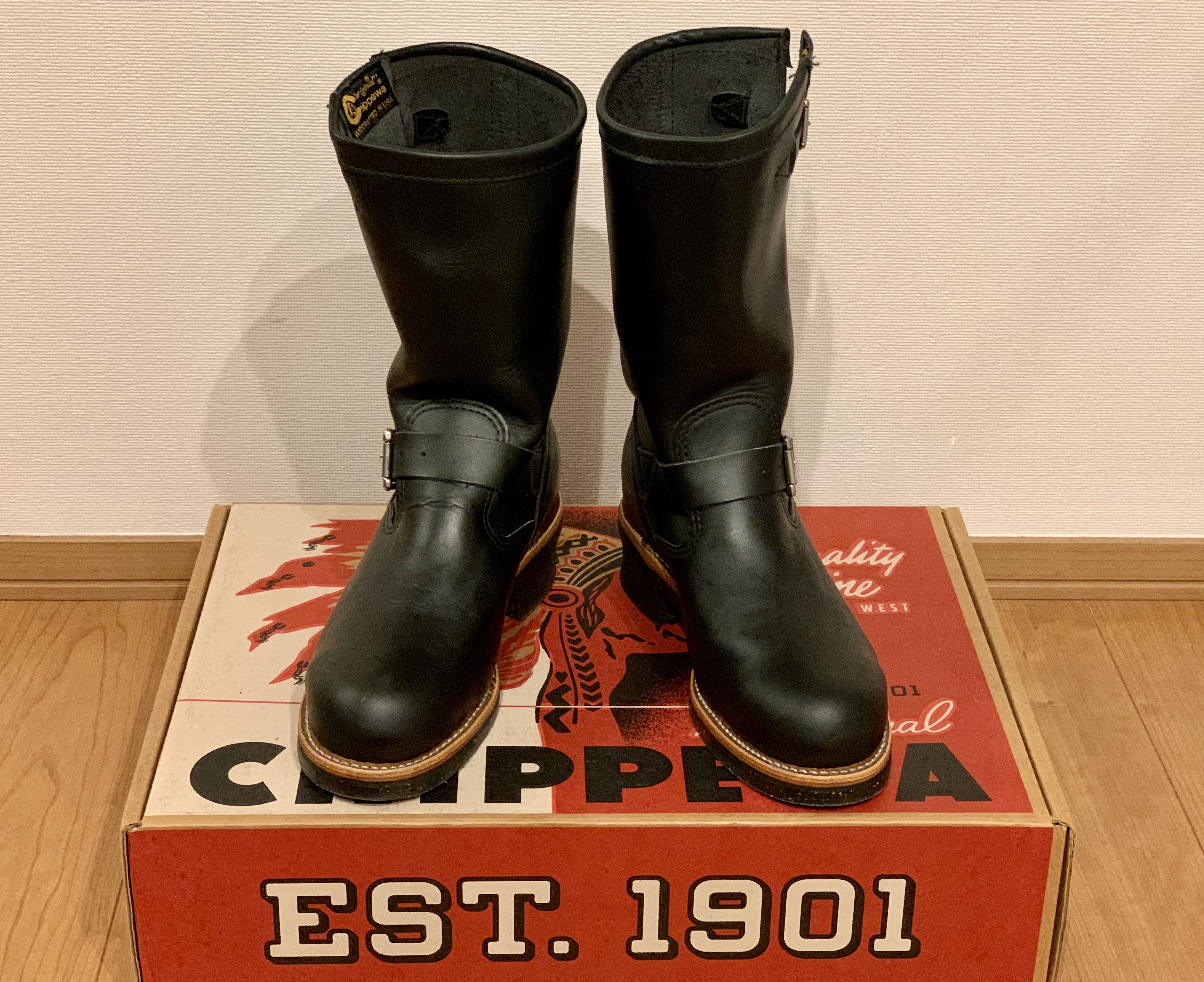 チペワのエンジニアブーツ(CHIPPEWA ENGINEER 1901M03)のレビュー