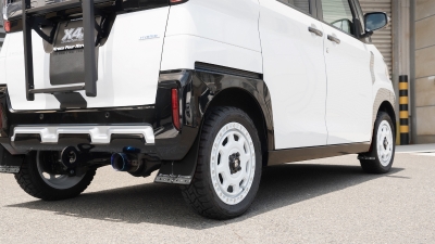 デリカ ミニ専用 X4X マッドフラップ ブラックモデル | Autostyle