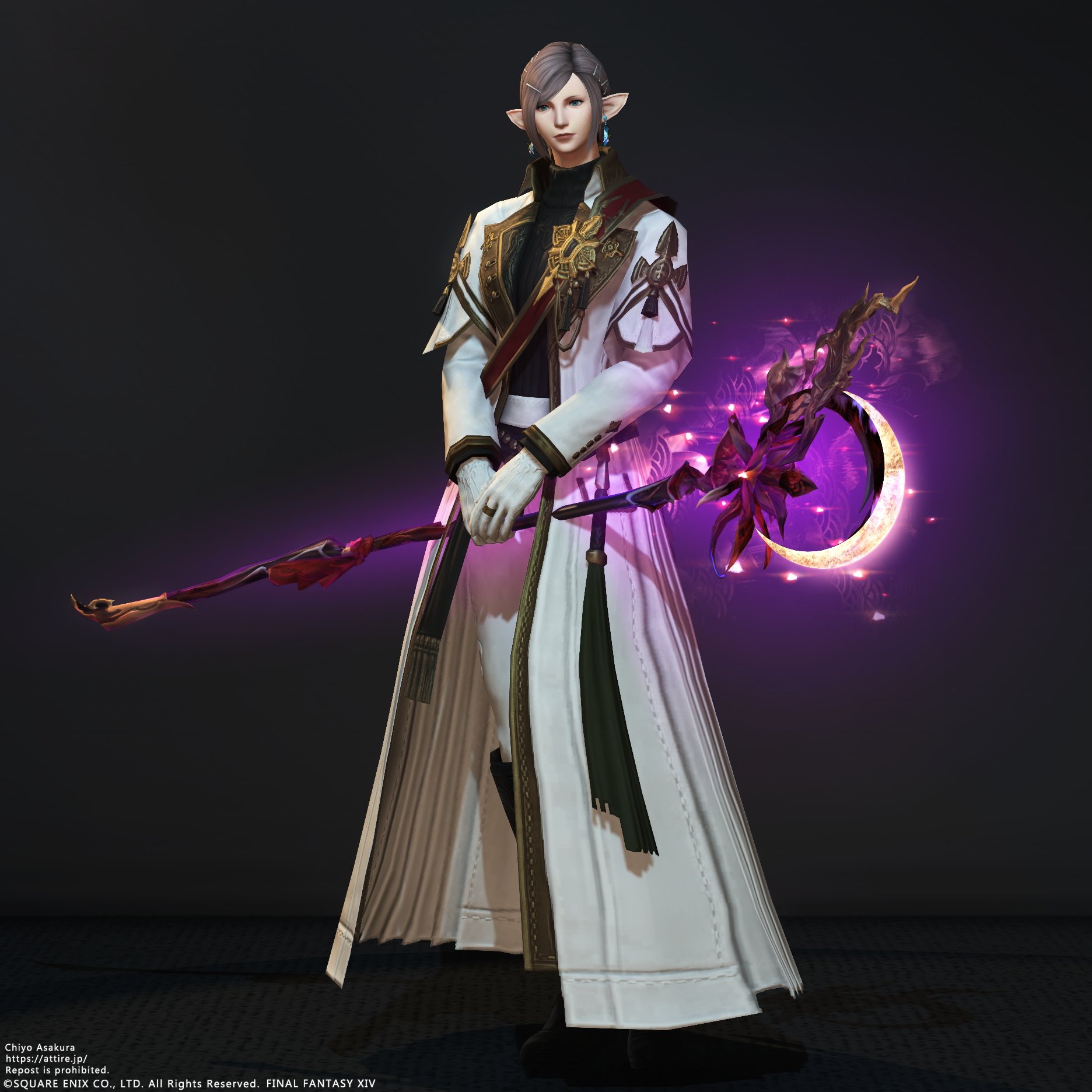 月読命錫杖【輝】【FF14 装備手帳】｜ミラプリ用装備見た目まとめ